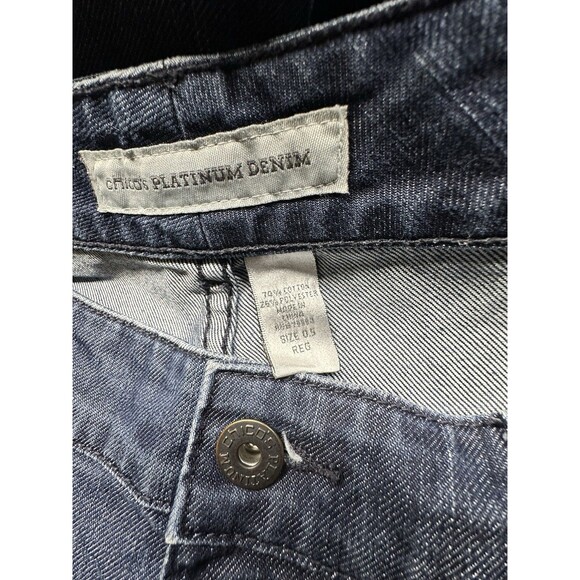 Chico's Platinum Denim Dark Blue Size 0.5.  Ultimate Fit Slim Leg - Picture 4 of 5